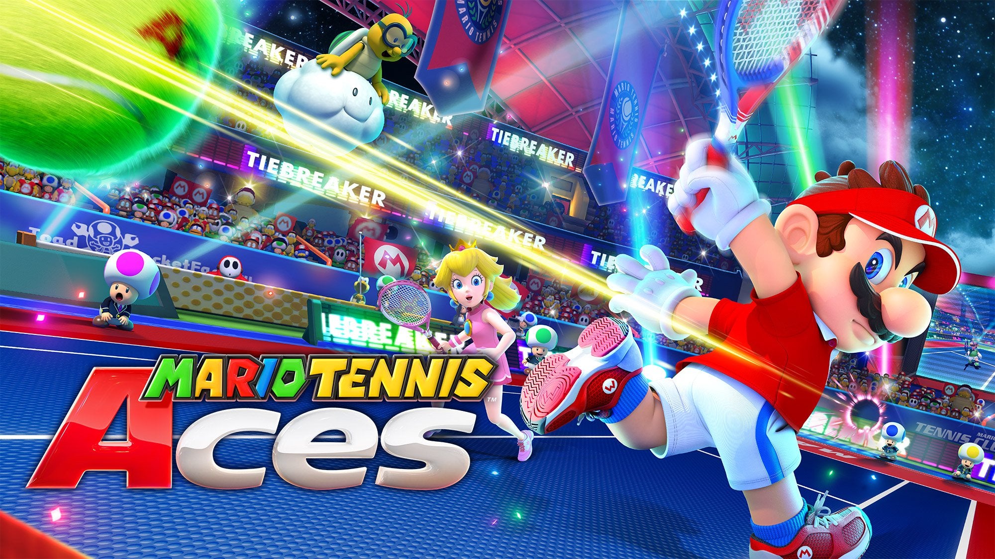 Image for Get a Nintendo Switch with Mario Tennis Aces and extra Joy-Cons for £340