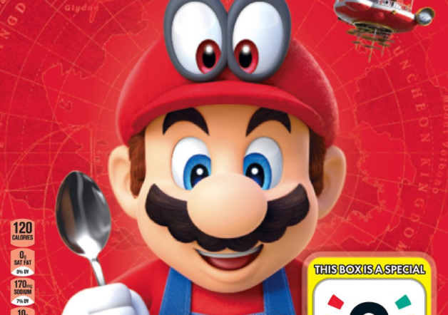 Obrazki dla Płatki śniadaniowe Super Mario Cereal odblokują bonusy w grze