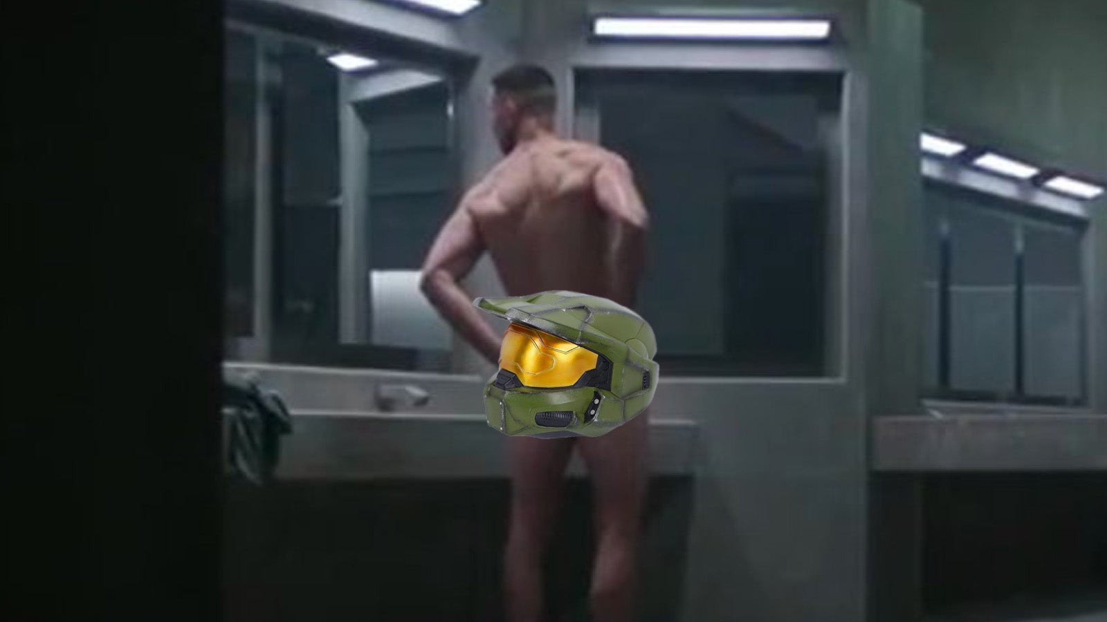Image for After revealing Master Chief's face, the Halo TV series has now shown his nude bum