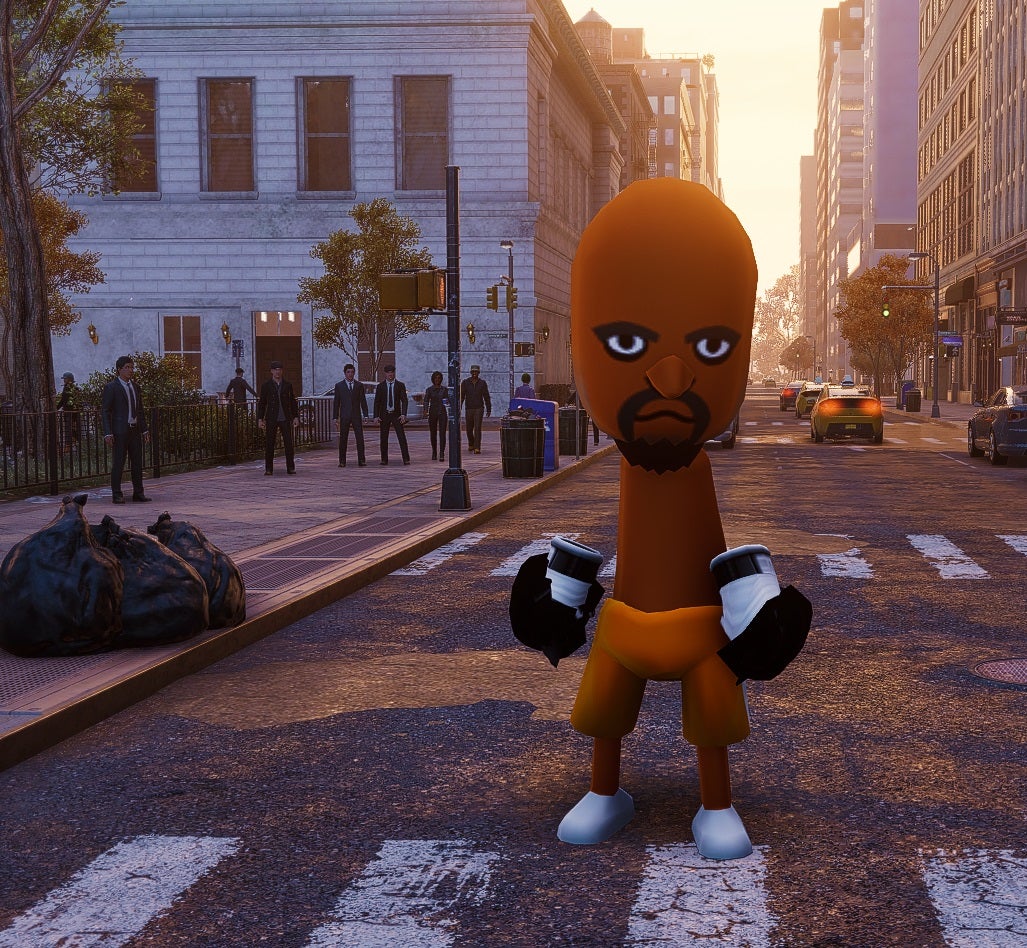 Matt from Wii Sports in Spider Man Remastered