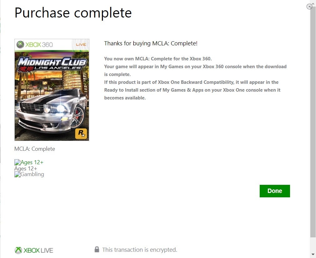 Surprise! Rockstar's Midnight Club Los Angeles: Complete relisted on Xbox Marketplace | Eurogamer.net