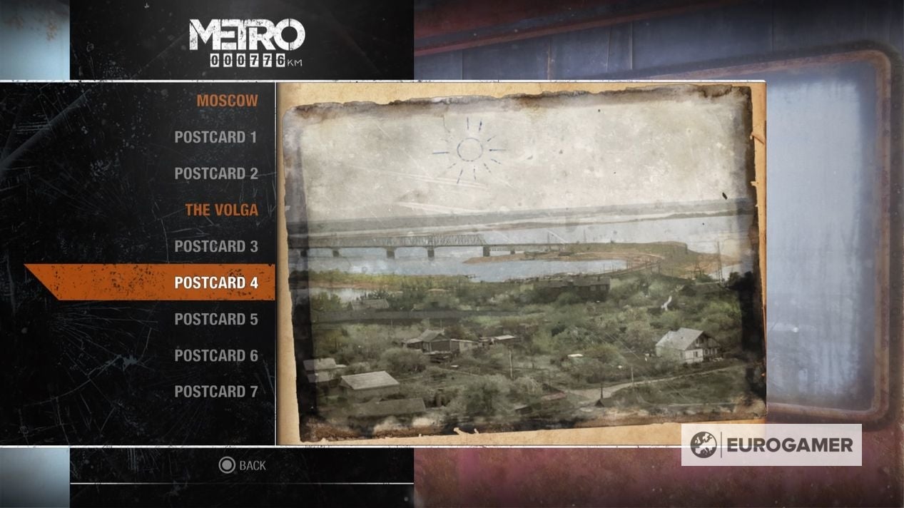 Metro Exodus Postcard locations explained - 77