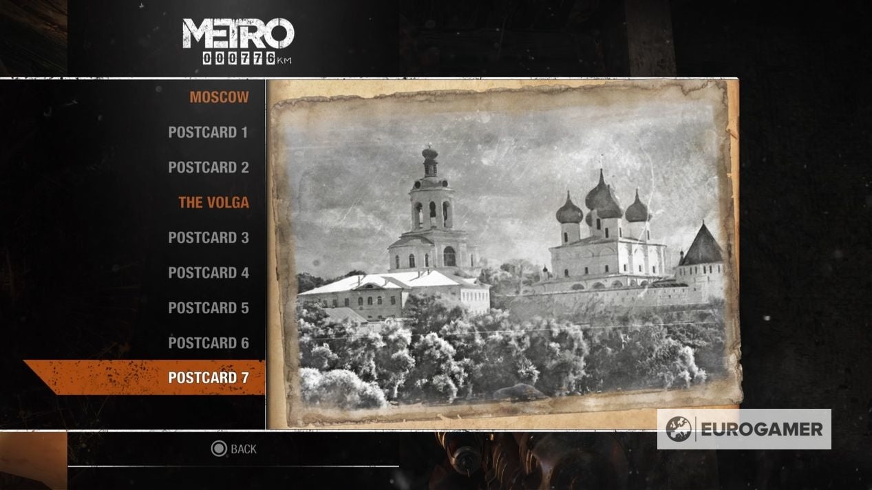 Metro Exodus Postcard locations explained - 17