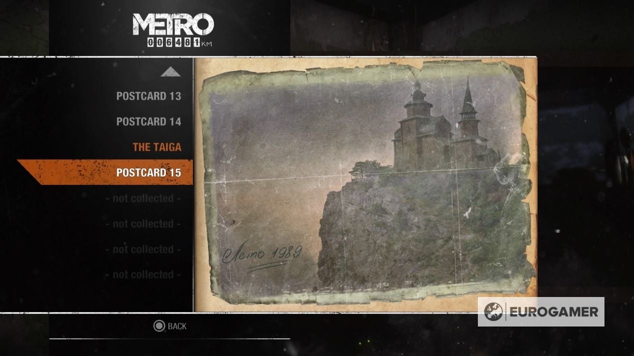 Metro Exodus Postcard locations explained - 9