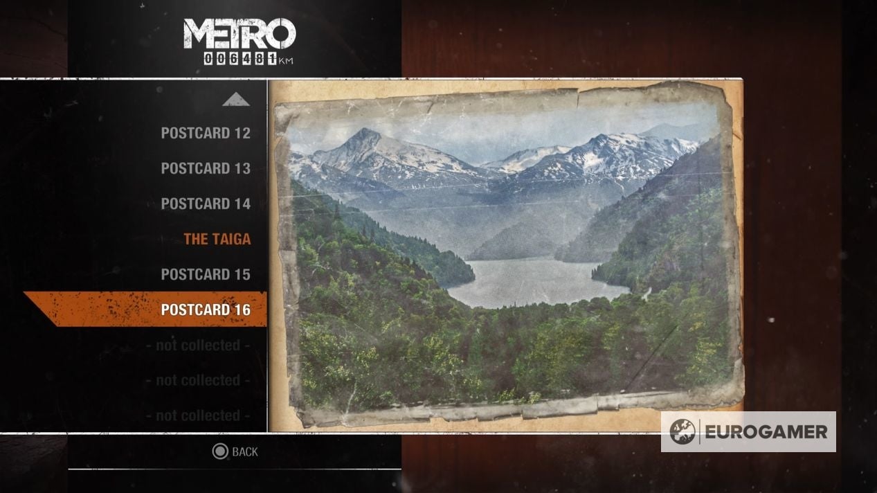 Metro Exodus Postcard locations explained - 98