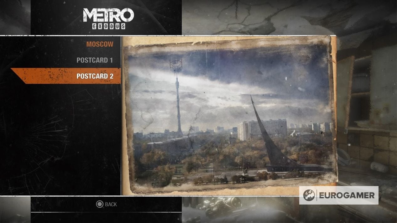 Metro Exodus Postcard locations explained - 56