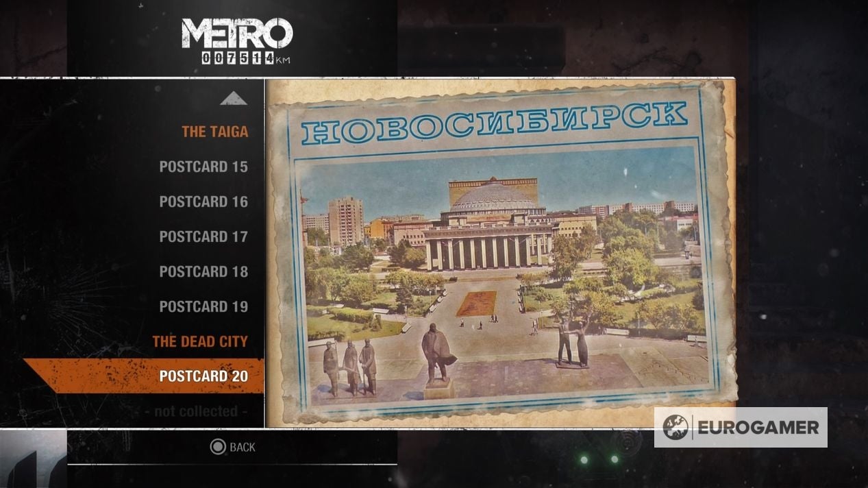 Metro Exodus Postcard locations explained - 89