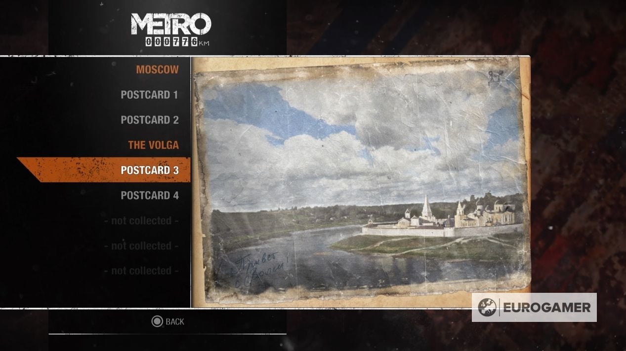 Metro Exodus Postcard locations explained - 73