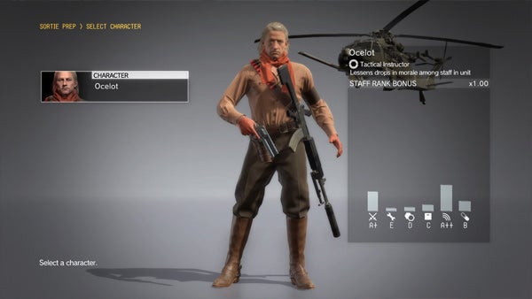 Metal Gear Solid 5 Update Adds Playable Ocelot To Fob Missions Eurogamer Net