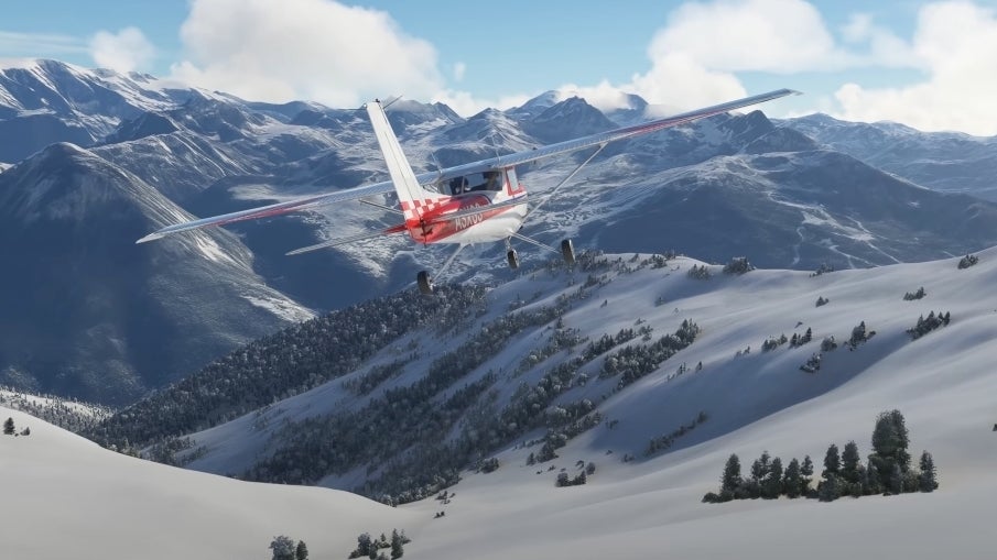 Imagem para Microsoft Flight Simulator ganha neve em tempo real e fica ainda mais impressionante