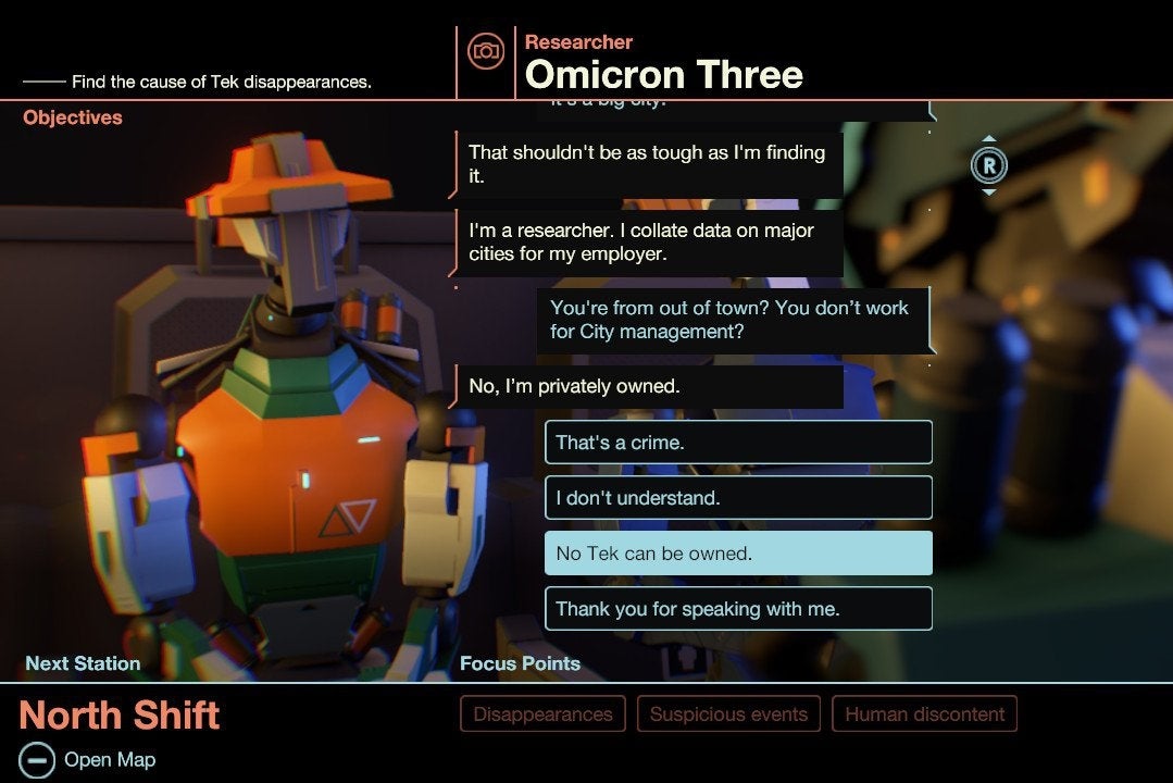 Image for Mike Bithell's Subsurface Circular coming to Nintendo Switch
