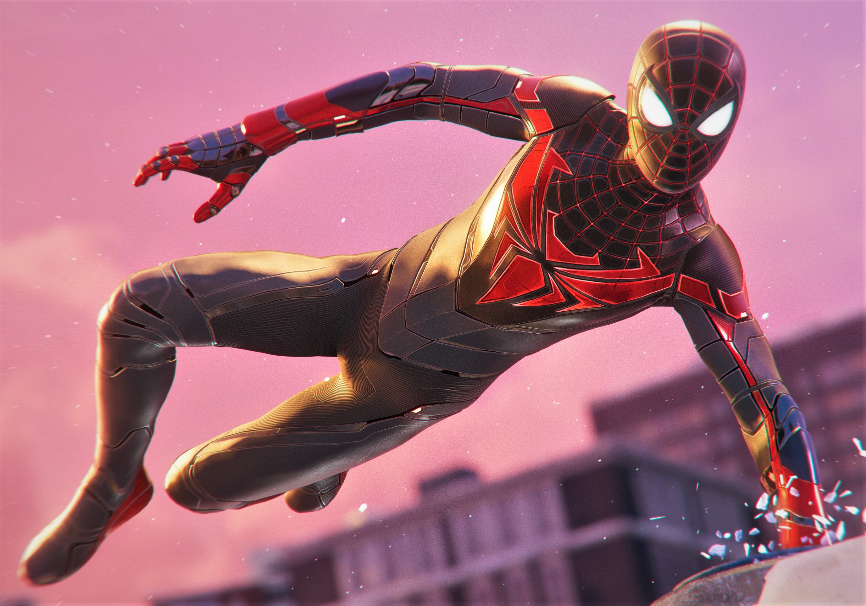 Obrazki dla Zaskakująca aktualizacja Spider-Man: Miles Morales wprowadza symulację mięśni