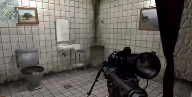 Call Of Duty Modern Warfare 2 Favela Painting On Wall Of Modern Warfare 2 Toilet Upsets Some Muslims |  Eurogamer.net