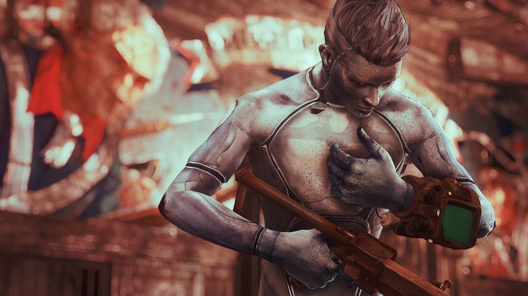 Obrazki dla Modyfikcja Fallouta 4 wprowadza androidy z Detroit: Become Human