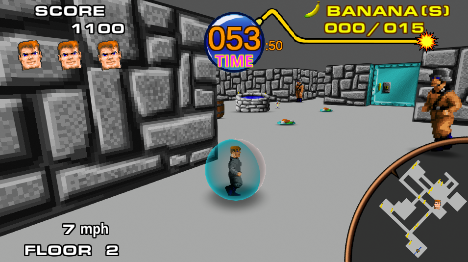 Super Monkey Ball and Wolfenstein 3D collide in this fan game - 77