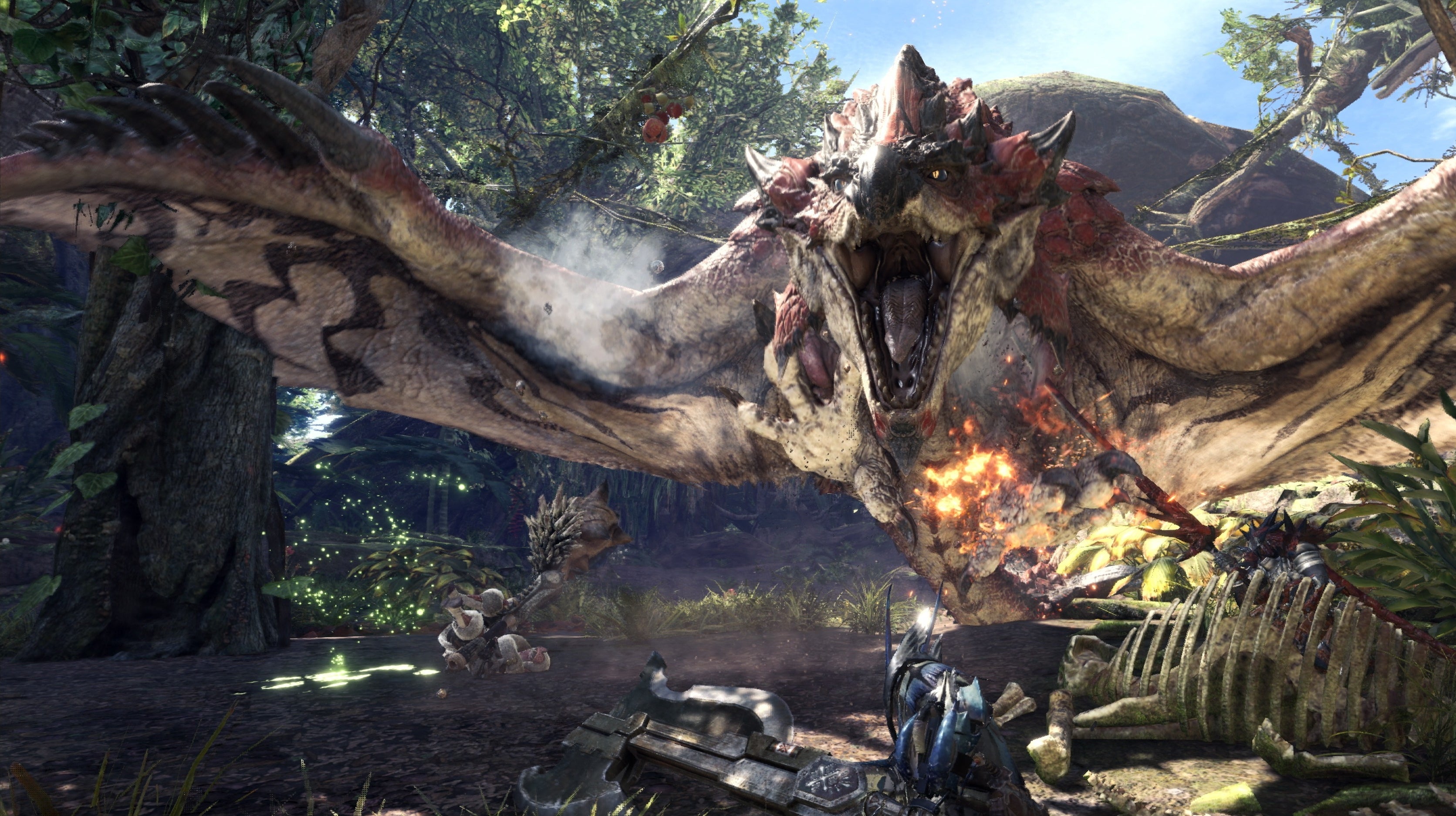 Obrazki dla Monster Hunter World na PC - porównanie grafiki z PS4 Pro