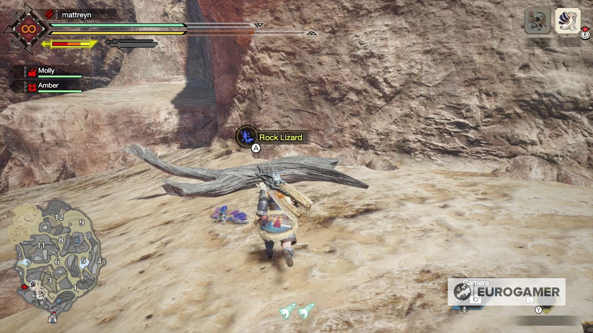 Monster Hunter Rise   Rock Lizard location  How to complete the Endemic Life  Rock Lizard request explained - 46