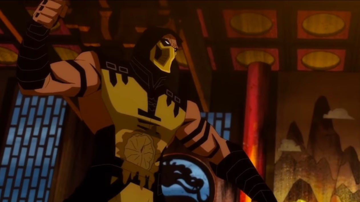 Afbeeldingen van Mortal Kombat animatiefilm in de maak