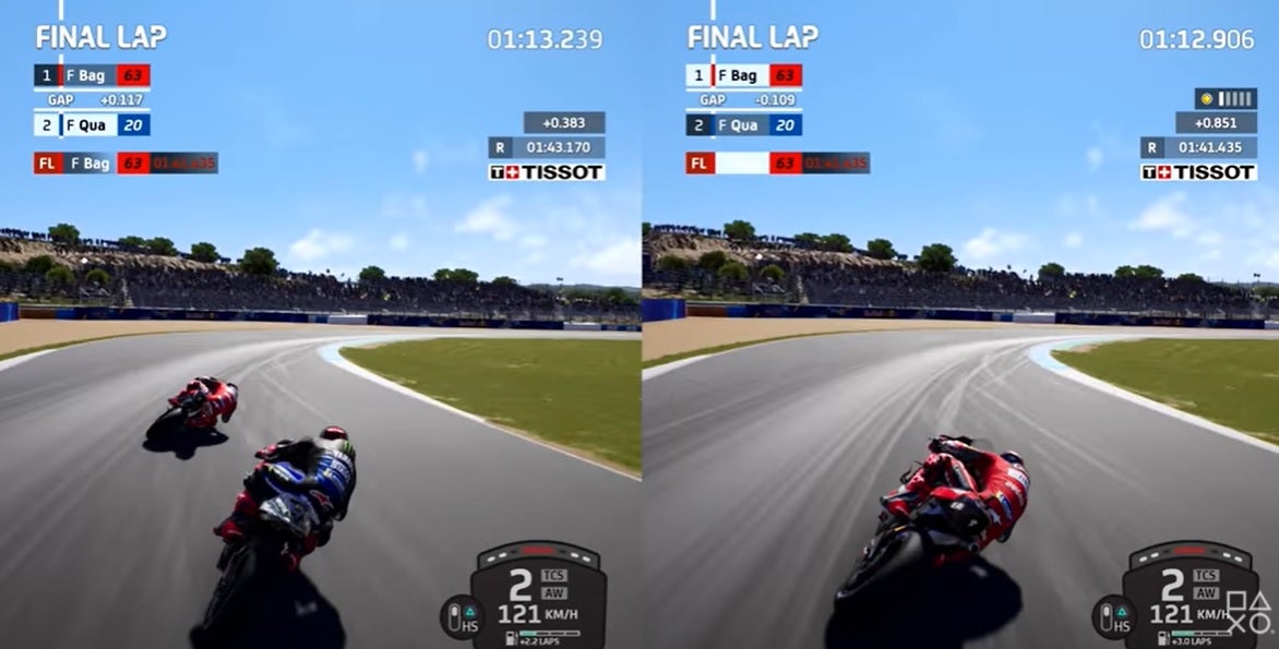 Image for První pohled na split-screen v MotoGP 22