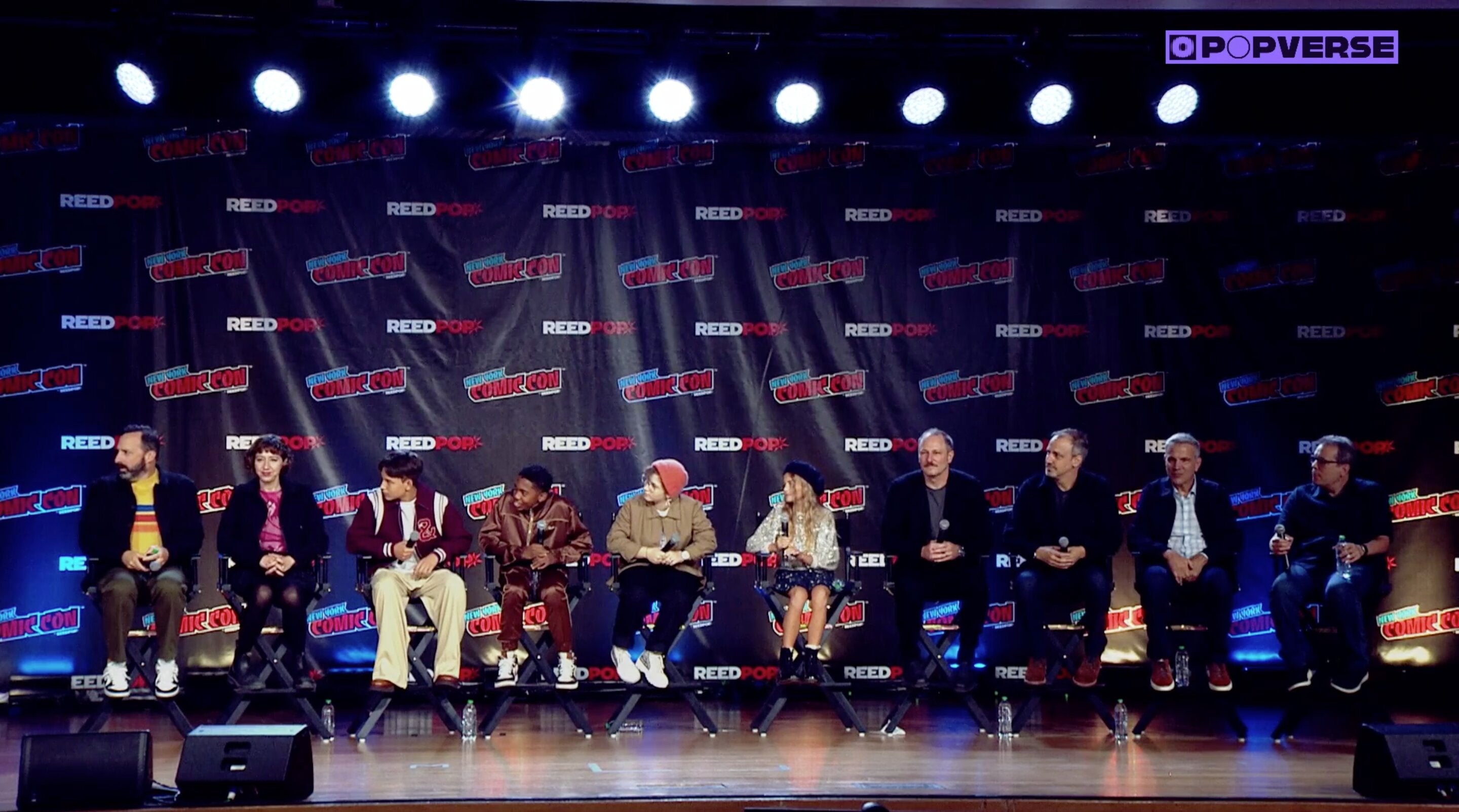 Image for Watch Disney’s The Mysterious Benedict Society panel, featuring Tony Hale, Kristen Schaal, and more, on Popverse now