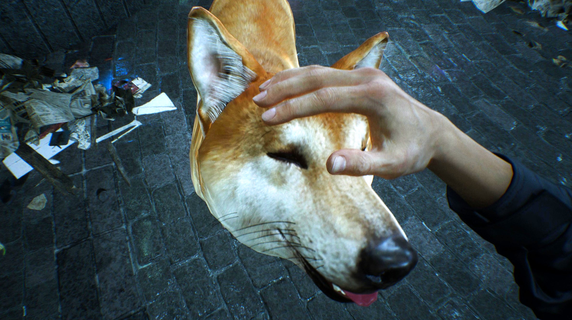 Bilder zu Na klar, ihr könnt die Hunde in Ghostwire: Tokyo streicheln…