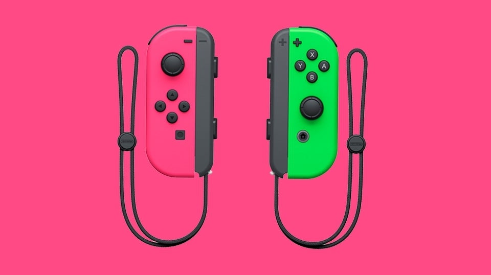 Image for Neon green and pink Joy-Con pair down to £58