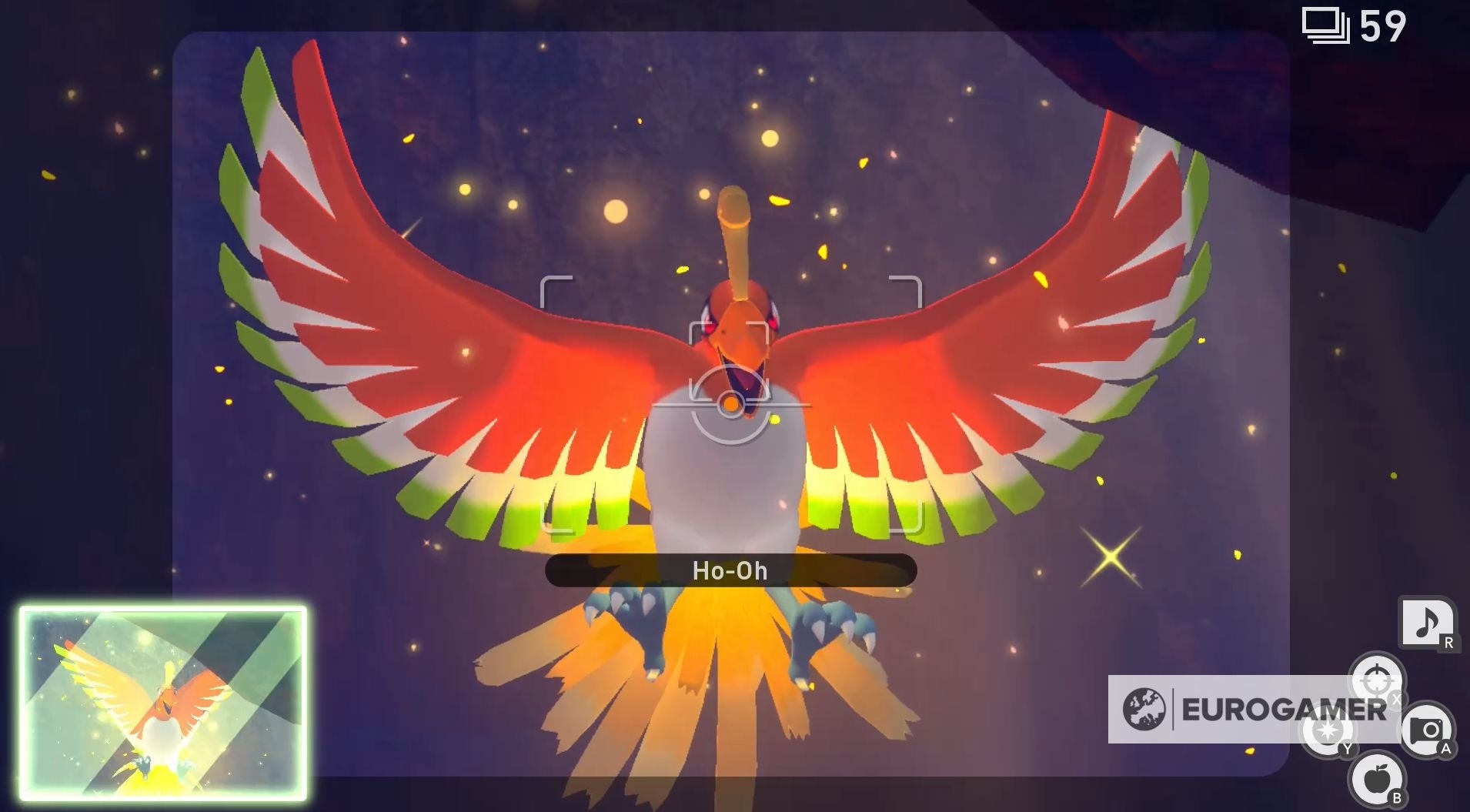New Pok mon Snap   Ho Oh s location  A Slice of the Rainbow request and how to take a four star Ho Oh photo explained - 97