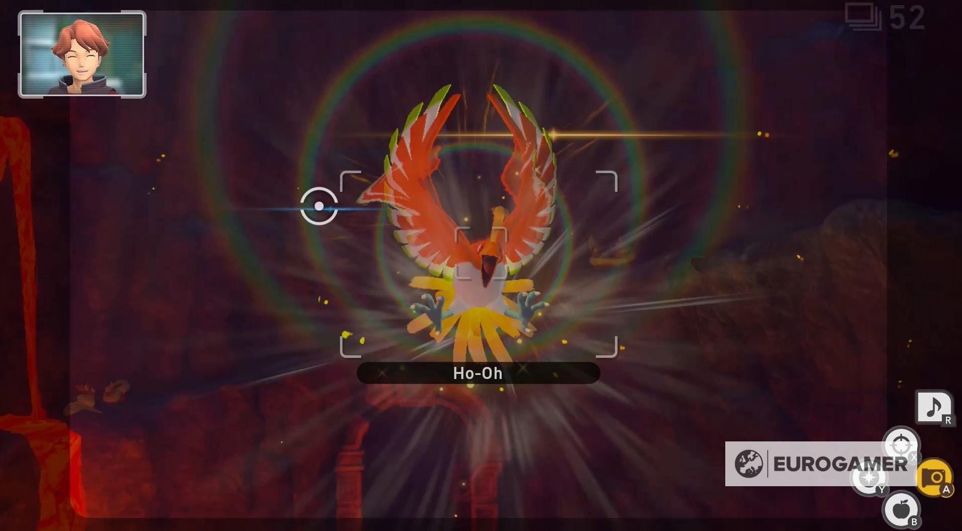 New Pok mon Snap   Ho Oh s location  A Slice of the Rainbow request and how to take a four star Ho Oh photo explained - 4