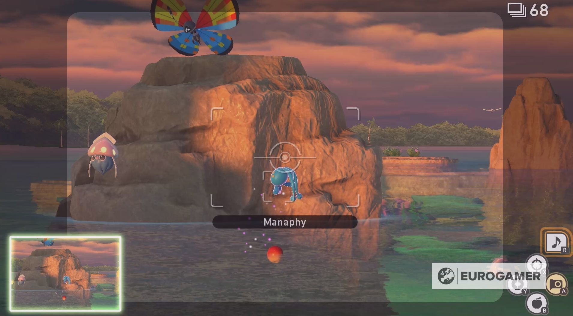 New Pok mon Snap   Manaphy s locations  Myth of the Sea Request and how to take a four star Manaphy photo explained - 60