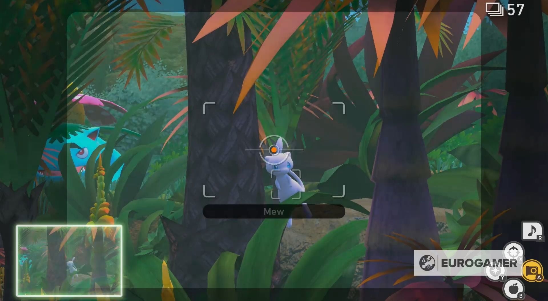 New Pok mon Snap   Mew locations in the Jungle Day and Night courses and Myth of the Jungle request explained - 61