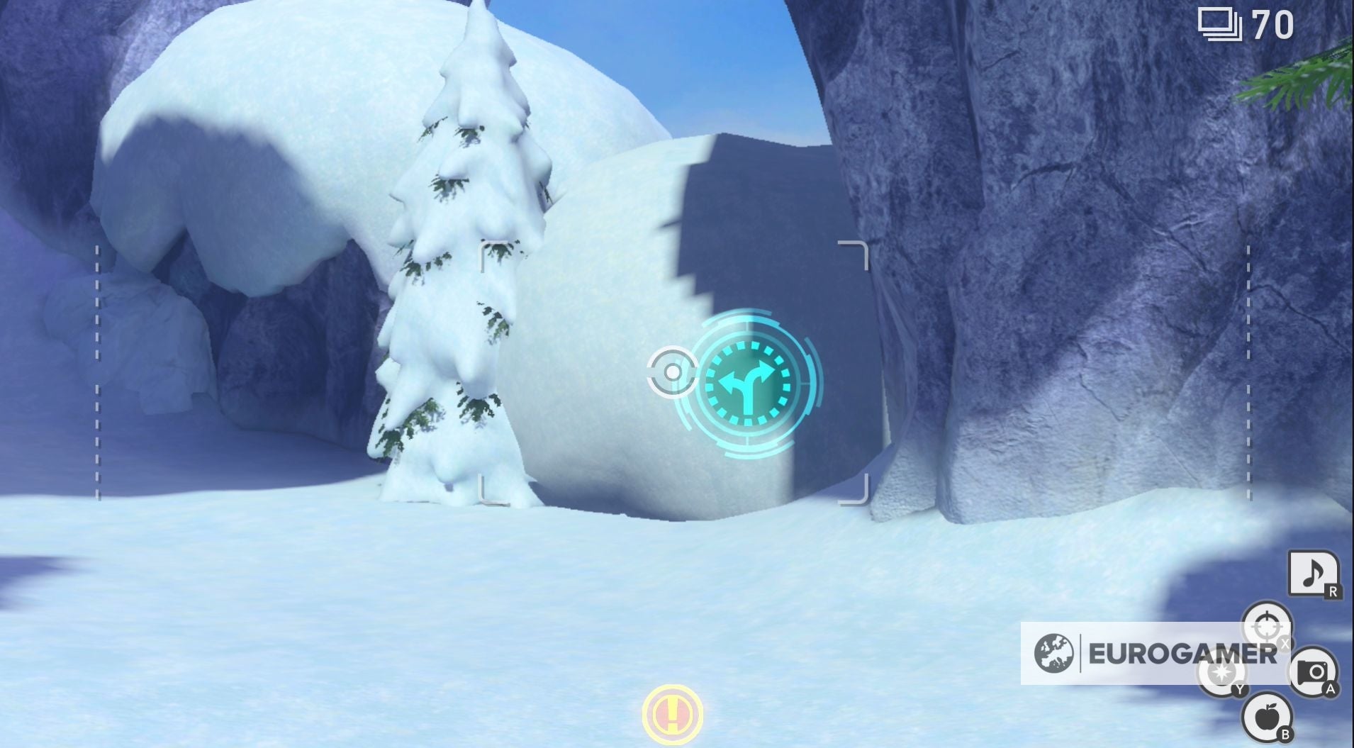 New Pok mon Snap   Shiver Snowfields Alternative Route  How to unlock the alternate route for the Snowfields Day and Night courses explained - 52