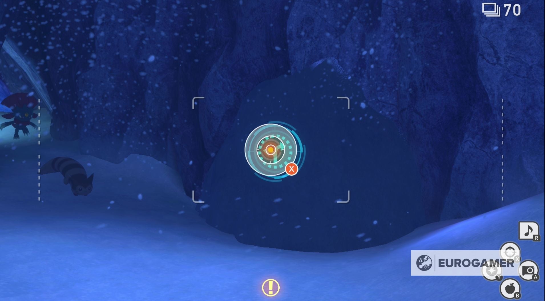 New Pok mon Snap   Shiver Snowfields Alternative Route  How to unlock the alternate route for the Snowfields Day and Night courses explained - 3