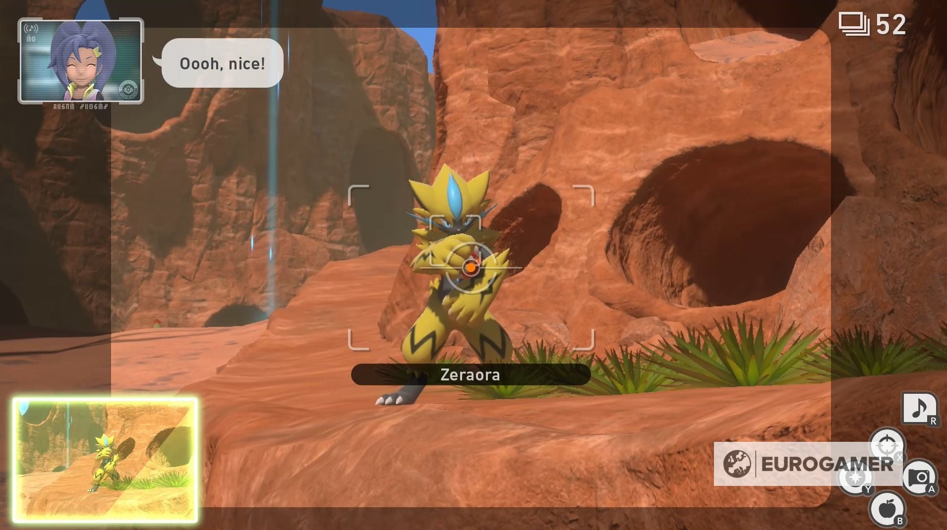 New Pok mon Snap   Zeraora s location  How to take a four star Zeraora photo and complete the Illusion of the Badlands explained - 30