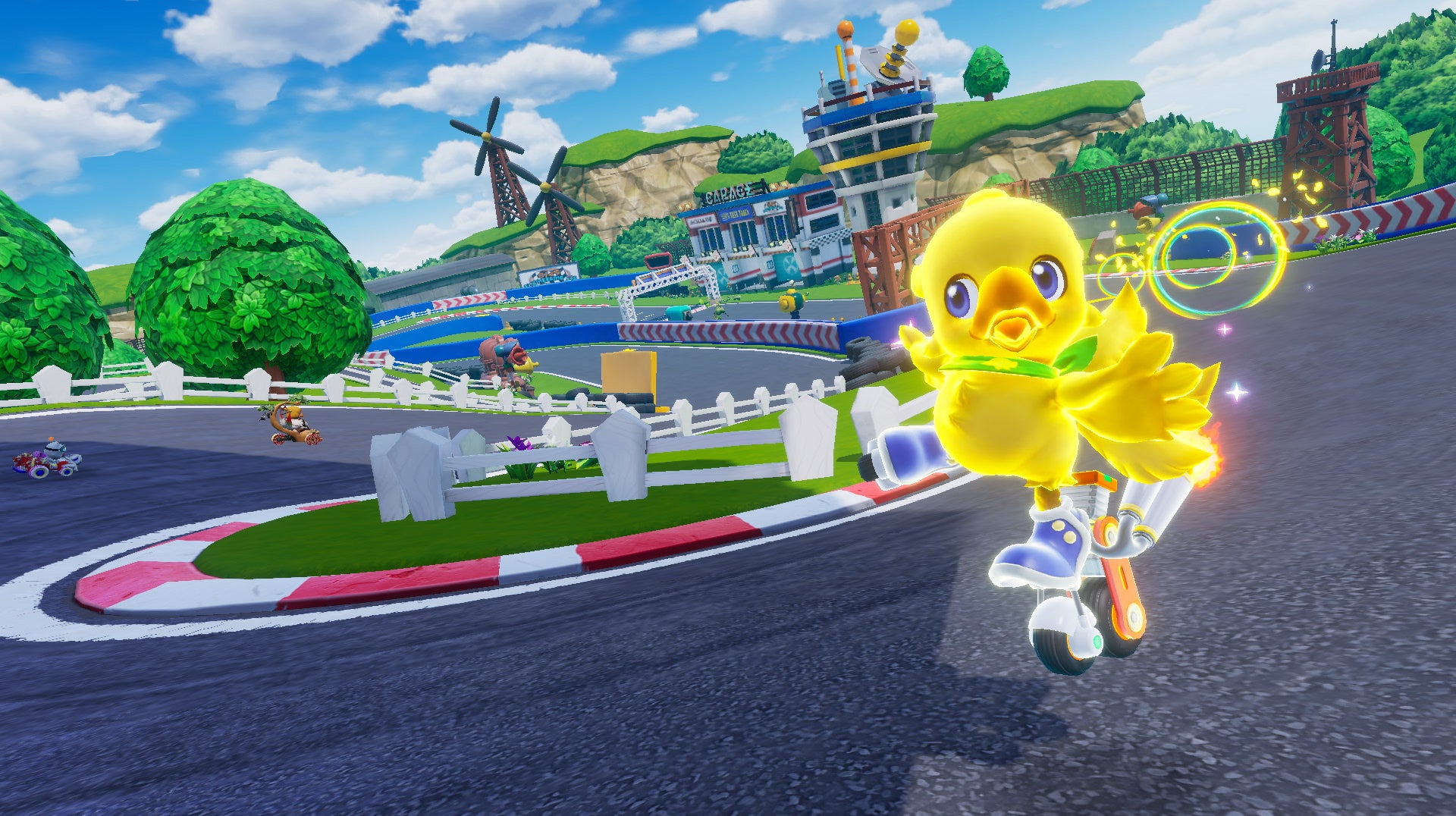 Immagine di Chocobo GP: il 'Mario Kart di Final Fantasy' per Switch ha una data di uscita
