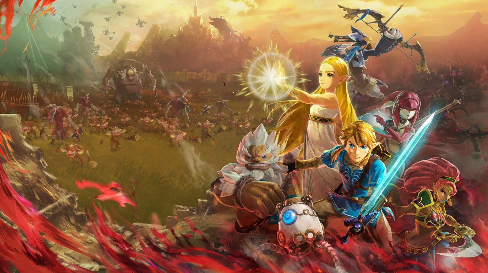 Immagine di Hyrule Warriors e 'l'incubo' dell'erba di Zelda Breath of the Wild: 'la parte più difficile da ricreare'