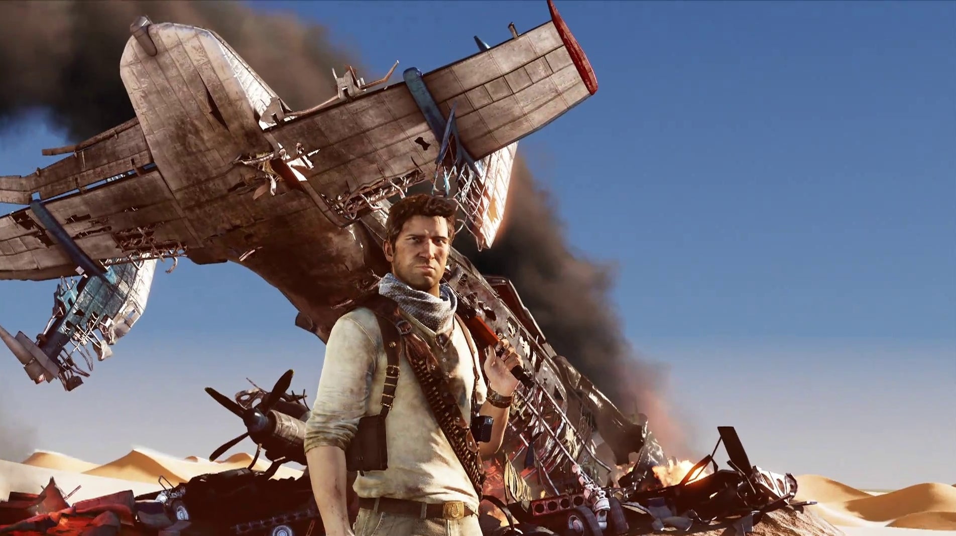Immagine di Uncharted 3 compie 10 anni e Naughty Dog svela la creazione dell'iconica scena dell'aereo
