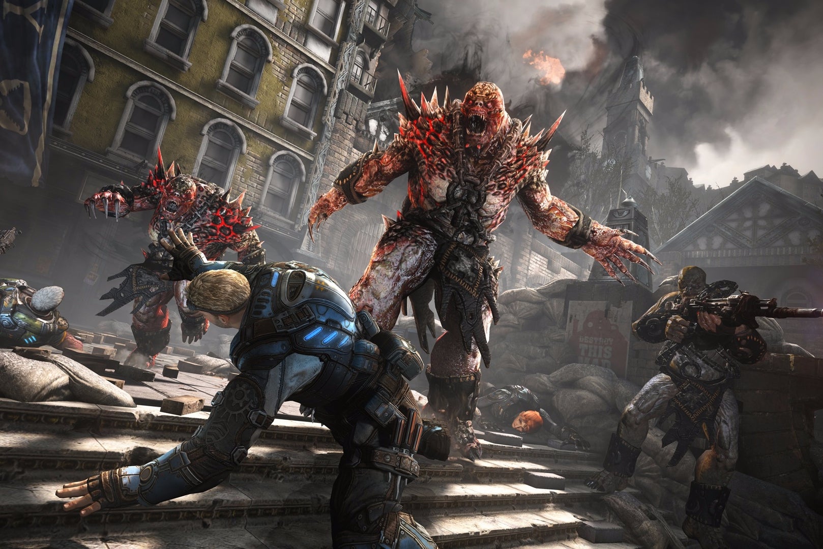 Immagine di L'aggiornamento di ottobre per Gears of War 4 introduce il supporto a Xbox One X