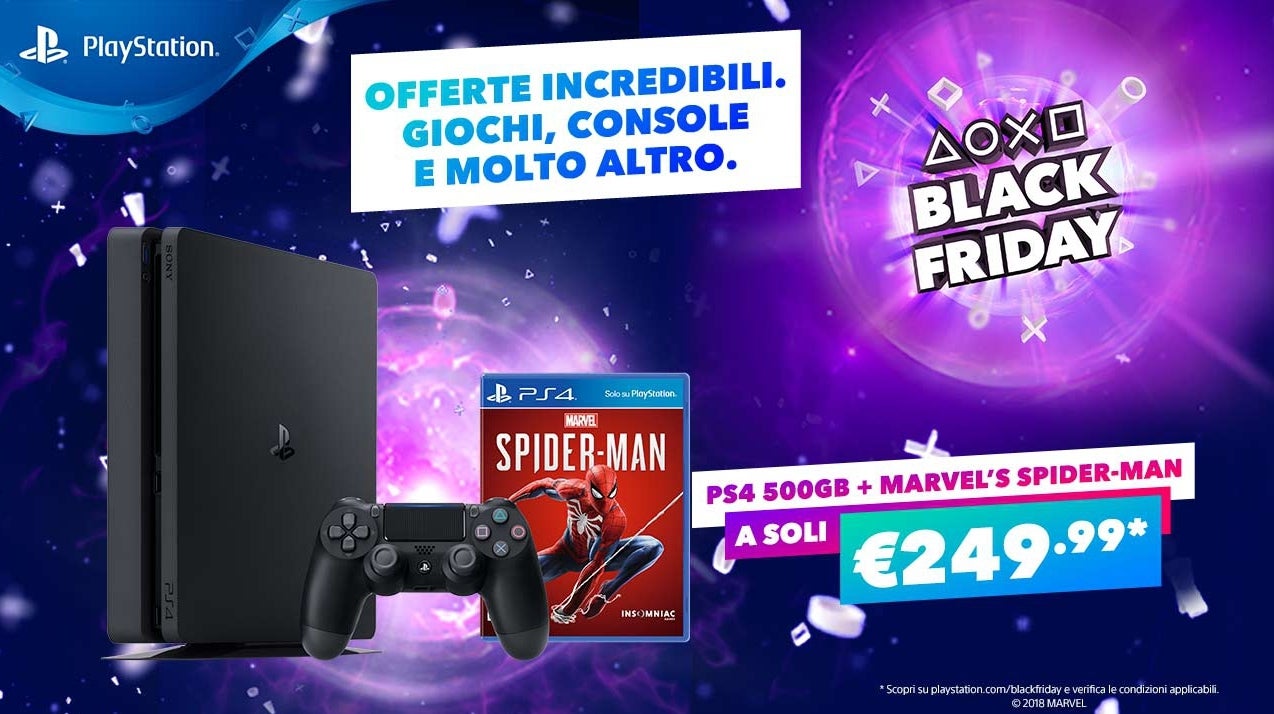 Terza ondata di offerte per il Black Friday di PlayStation: sconti su PS4,  PS4 Pro e PS VR | Eurogamer.it