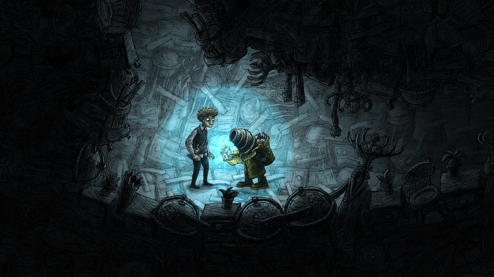 Immagine di Creaks, l'affascinante ed oscuro puzzle dei creatori di Machinarium e Samorost ha una data di uscita