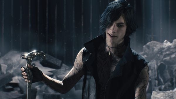 Immagine di Il nuovo trailer di Devil May Cry 5 mostra Dante in azione e svela il terzo personaggio giocabile: ecco il misterioso V