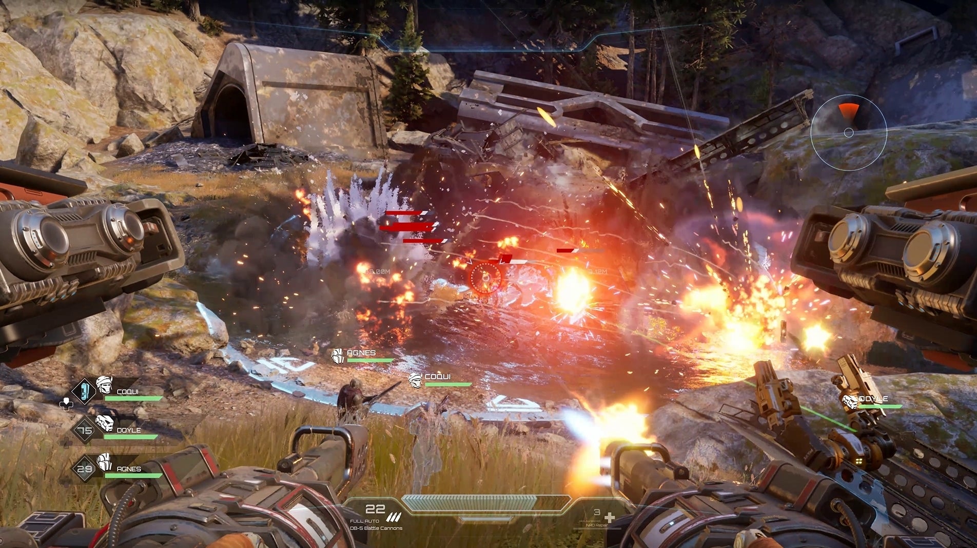 Immagine di Disintegration in azione in un nuovo video gameplay che mostra una missione della campagna single player