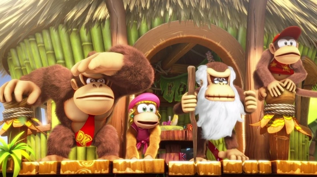 Immagine di Diddy e Dixie Kong sono i protagonisti dei nuovi trailer di Donkey Kong Country: Tropical Freeze