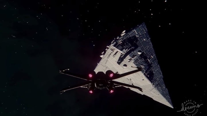 Imagen para Un usuario recrea en Dreams una batalla de Star Wars a bordo de un X-Wing