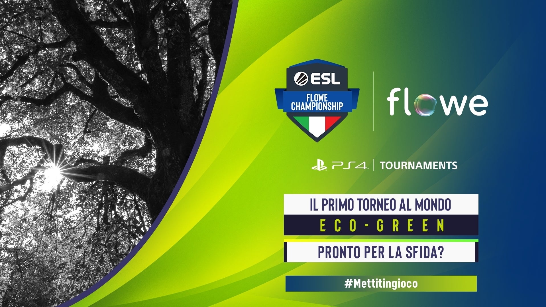Immagine di eSport: al via ESL Flowe Championship, il primo campionato 'eco green'