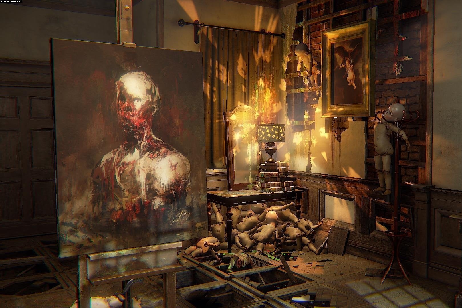 Immagine di Un viaggio nella follia di un artista nel gameplay trailer di Layers of Fear