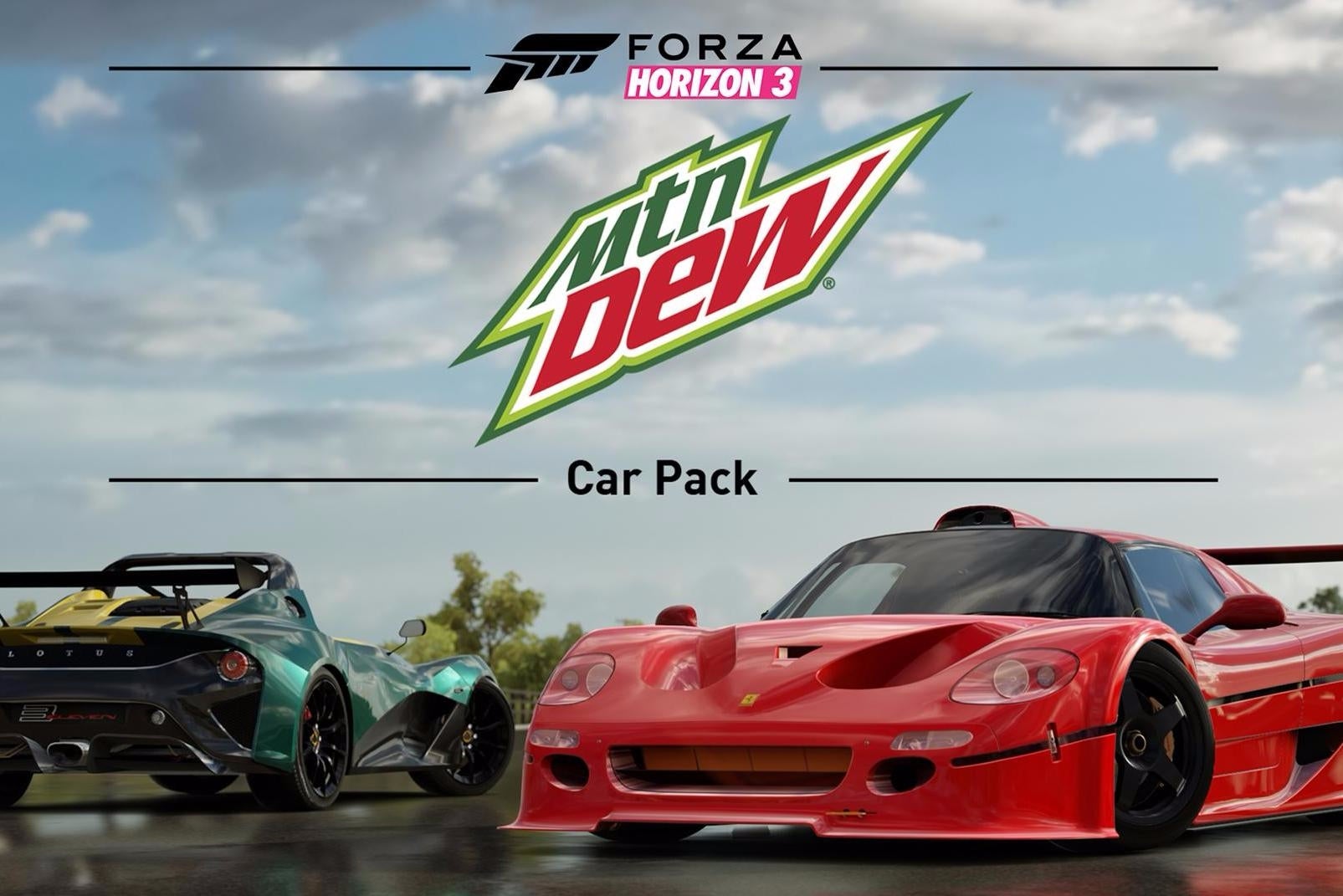 Imagem para Forza Horizon 3: Vê o trailer de Mountain Dew Car Pack