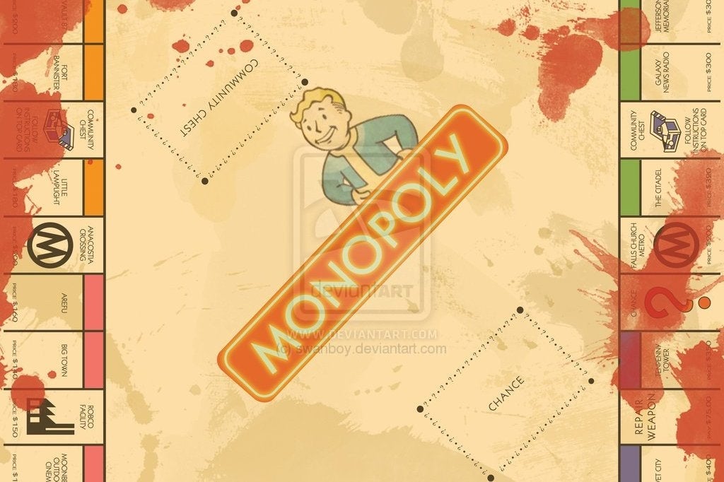 Immagine di Il Monopoli a tema Fallout è ufficiale