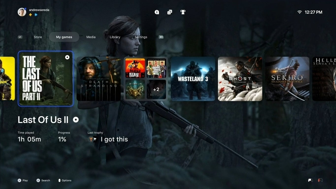 Image for Fanouškovský nástřel rozhraní PlayStation 5