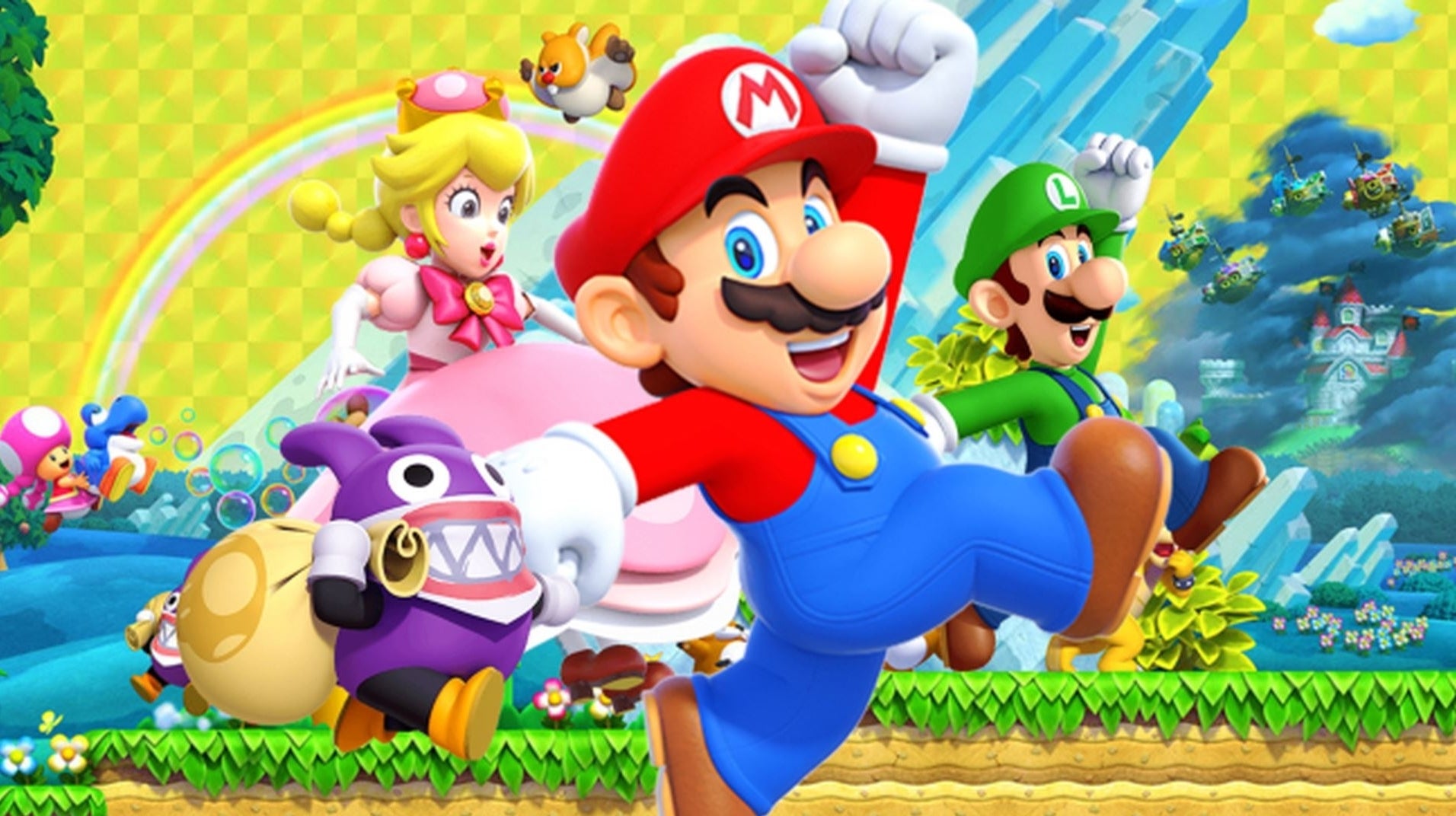 Immagine di Super Mario protagonista della linea di abbigliamento Levi's in vendita da oggi