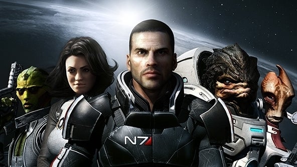 Immagine di Mass Effect 2 protagonista in un video tra personaggi tagliati e l'iconica Missione Suicida